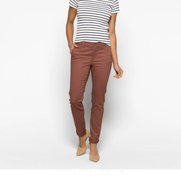 41 Hawthorn Pants - Rosabel Mid Rise Skinny Cuffed Pant